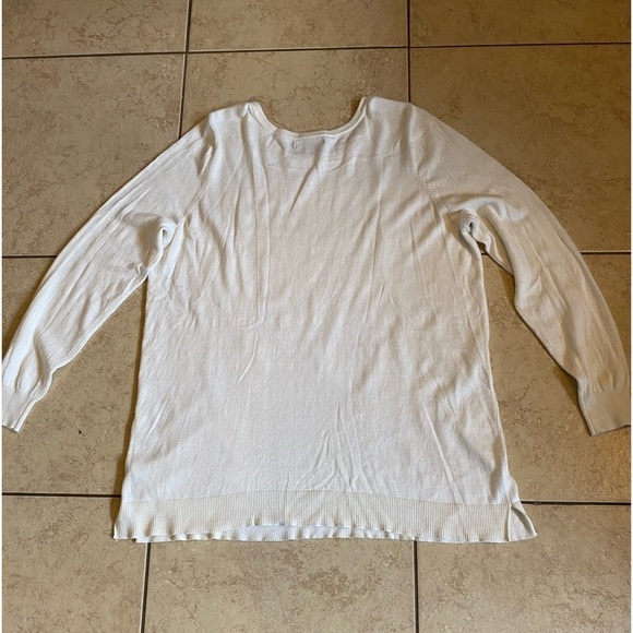 Jessica London Sequined Snowflake Sweater - Picture 3 of 4